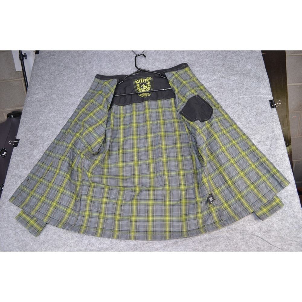 Kuhl Mountain Crown Shirt Mens L Lime Gray Plaid Long Sleeve Classic Button-Up - Picture 16 of 16